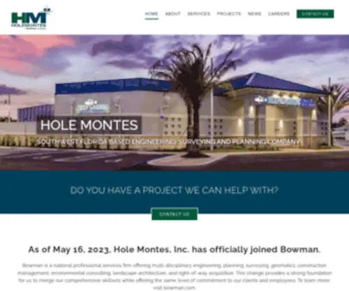 Holemontes.com(Naples & Fort Myers Civil Engineering) Screenshot