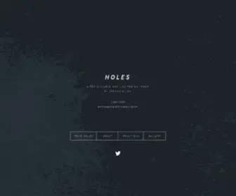 Holesbygrahamallen.org(Holes, by Graham Allen) Screenshot