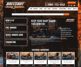 HoleshotHD.com(Holeshot Harley) Screenshot