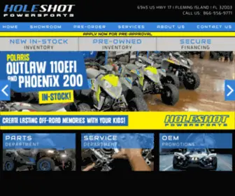 Holeshotpowersports.com(Holeshot Powersports) Screenshot