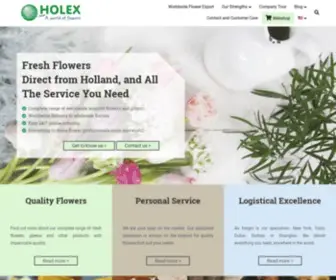 Holex.com(Holland Wholesale Flowers Specialist) Screenshot