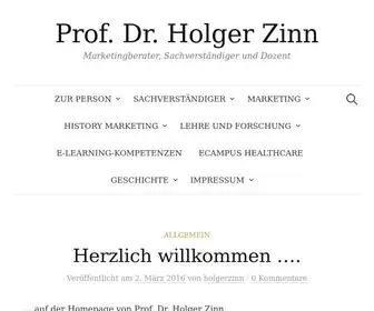 Holgerzinn.de(Prof) Screenshot