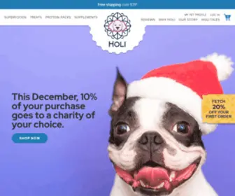 Holichow.com(Holistic Dog Food) Screenshot