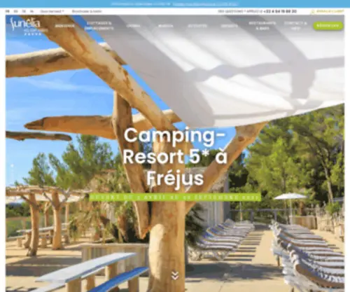 Holiday-Green.com(Le meilleur camping à Frejus dans le Var) Screenshot