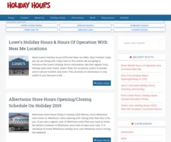 Holiday-Hour.com(Stores) Screenshot
