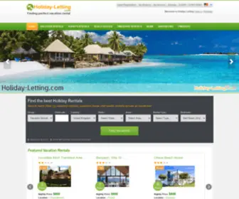 Holiday-Letting.com(Finding the perfect vacation rental) Screenshot