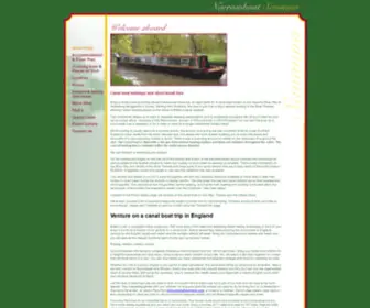 Holiday-Narrowboat.co.uk(Canal boat hire aboard holiday narrowboat Savanna) Screenshot