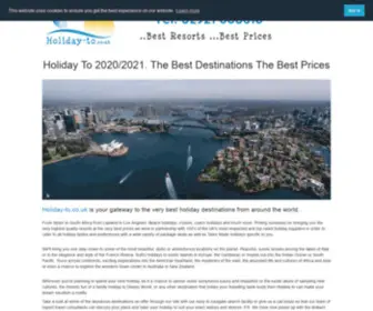 Holiday-TO.co.uk(Holidays in 2020) Screenshot