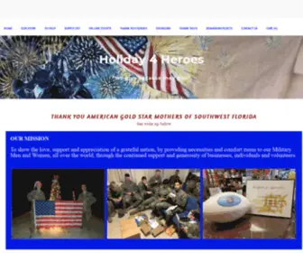 Holiday4Heroes.com(Holiday 4 Heroes) Screenshot