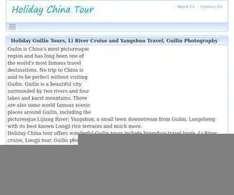 Holidaychinatour.com(Holiday Guilin Tours) Screenshot