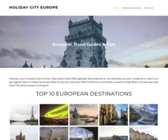 Holidaycityeurope.com(HOLIDAY CITY EUROPE) Screenshot