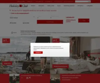 Holidayclub.fi(Hotellit, kylpylät ja loma-asunnot) Screenshot