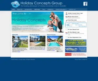 Holidayconcepts.com.au(Holiday Concepts) Screenshot
