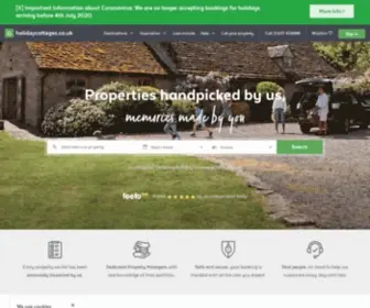 Holidaycottages.co.uk(Handpicked Holiday Cottages across the UK) Screenshot