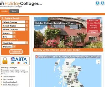 Holidaycottages.net(Holiday Cottages) Screenshot