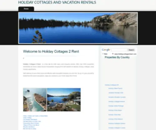 Holidaycottages2Rent.com(Holiday Cottages to Rent) Screenshot