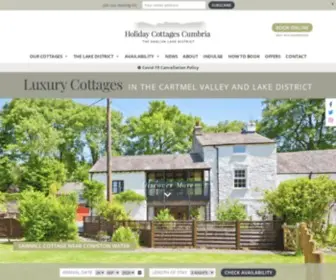 Holidaycottagescumbria.com(Holiday Cottages Cumbria) Screenshot