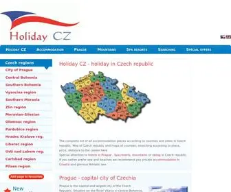 Holidaycz.com(HOLIDAY IN CZECH) Screenshot