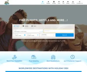 Holidaydex.com(Online Flights) Screenshot