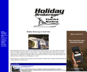 Holidayharboryachtsales.com(Holiday Brokerage And Yacht Sales LLC (Waretown) Screenshot