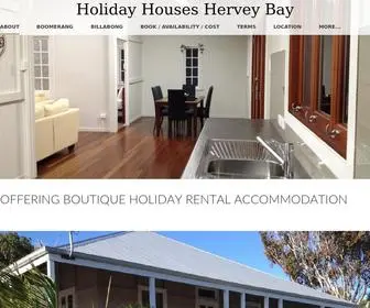 Holidayhousesherveybay.com.au(Holiday Houses Hervey Bay) Screenshot