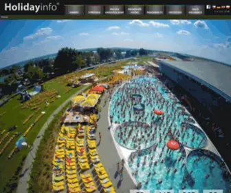 Holidayinfo.cz(Domovská stránka) Screenshot
