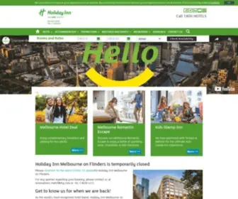 Holidayinnmelbourne.com.au(Our 4.5 star award winning Melbourne City Hotel) Screenshot