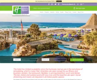 Holidayinnresortpensacolabeach.com(Pensacola Beach Hotel) Screenshot