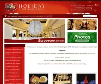 Holidaylightsandmagic.com(Commercial Christmas & Holiday Decorations) Screenshot