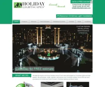 Holidaylightscapes.com(Christmas Light Installation) Screenshot