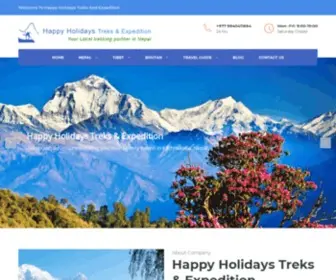 Holidaynepaltrek.com(Happy holidays treks & expedition) Screenshot