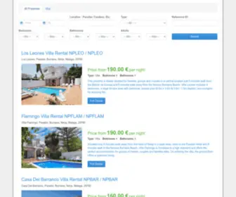 Holidaynerja.co.uk(Nerja Apartment Villa rentals Nerja) Screenshot