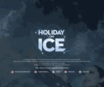 Holidayonice.com(Holiday on Ice) Screenshot