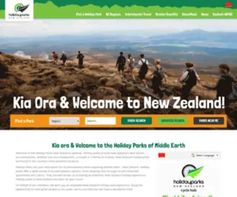 Holidayparks.co.nz(Kia ora & Welcome to the Holiday Parks of Middle Earth) Screenshot