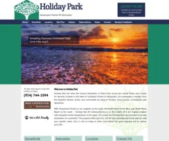 Holidayparksrv.com(Holiday Park) Screenshot