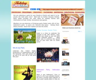 Holidaypartyideas.com(Holiday Party Ideas) Screenshot