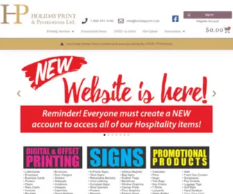 Holidayprint.com(Holiday Print & Promotions Ltd) Screenshot