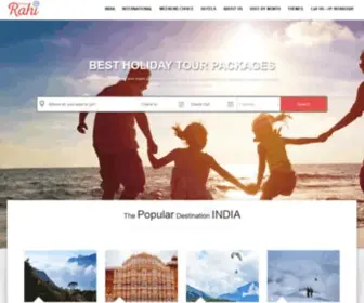 Holidayrahi.com(Holiday Rahi fully licensed by Indian Government a travel company) Screenshot