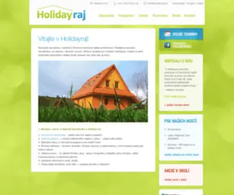 Holidayraj.sk(Ubytovanie Malatíny) Screenshot