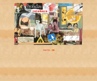 Holidayreinhorn.com(The Revolving Gallery of Fiction Writer Holiday Reinhorn) Screenshot