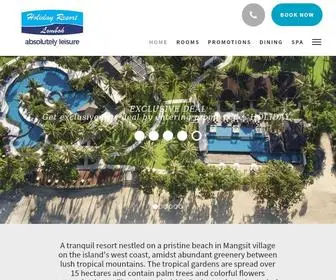 Holidayresort-Lombok.com(Holiday Resort Lombok is a biggest resort in Senggigi) Screenshot