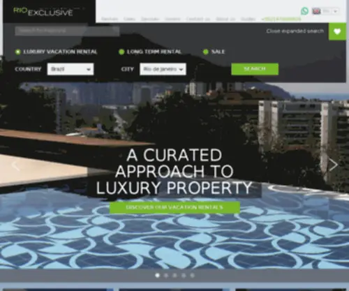 Holidaysinrio.com(Rio De Janeiro Luxury Apartments) Screenshot