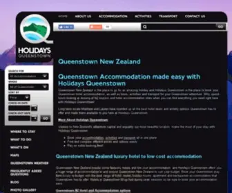 Holidaysqueenstown.co.nz(Queenstown New Zealand Accommodation) Screenshot