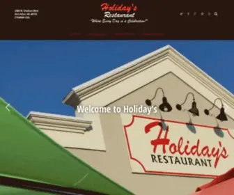 Holidaysrestaurant.com(Holiday’s Restaurant) Screenshot