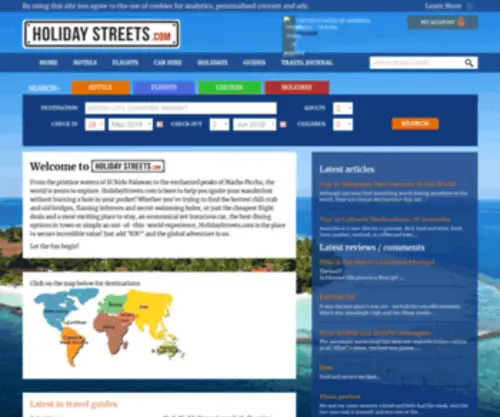 Holidaystreets.com(Holidaystreets) Screenshot