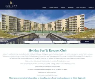 Holidaysurf.com(Holiday Surf & Racquet Club) Screenshot