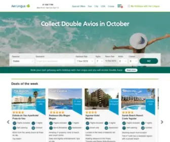 Holidayswithaerlingus.com(Great Value Holidays from Holidays with Aer Lingus) Screenshot