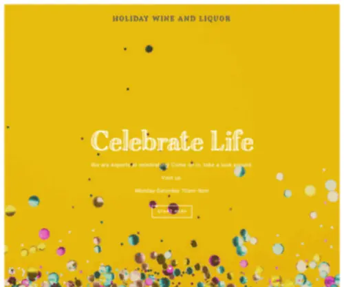 Holidaywineandliquor.com(Holiday Wine and Liquor) Screenshot