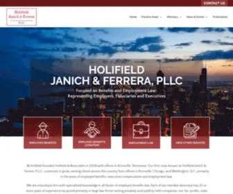 Holifieldlaw.com(Holifield & Janich) Screenshot