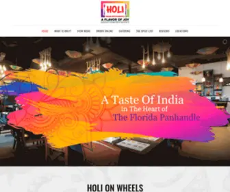 Holiindiangrill.com(Indian Food Colored with Spice) Screenshot